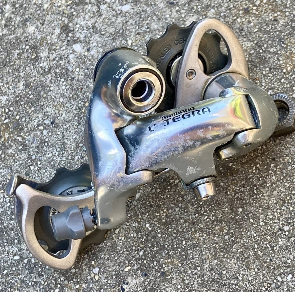 Shimano Ultegra RD-6500 Long Cage 9 Speed Rear Derailleur Vintage Road Silver