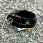 Used Thomson SC-E101 28.6mm Seat Clamp Seatpost Black Vintage MTB Road Collar Bolt On-Bicycle Bin