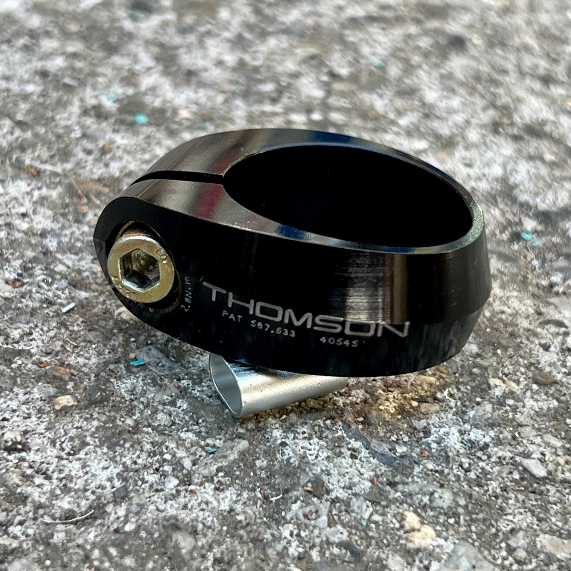 Thomson SC-E101 28.6mm Seat Clamp Seatpost Black Vintage MTB Road Collar Bolt On