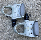 Used Shimano Look PD-1056 Clipless Pedals Vintage Road Bike Retro Gray Steel France-Bicycle Bin