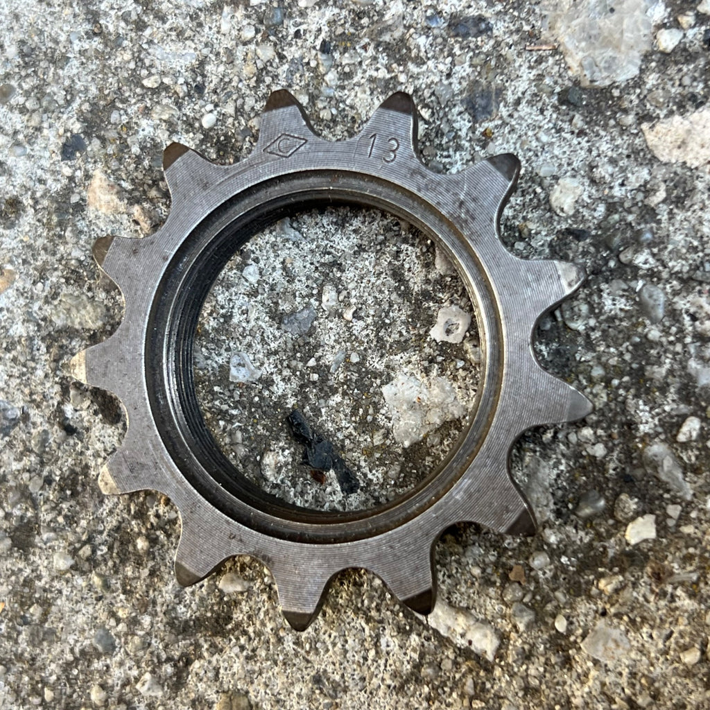 Campagnolo 13T 1/8in English Thread Vintage Track Fixed Gear Cog Steel Retro 