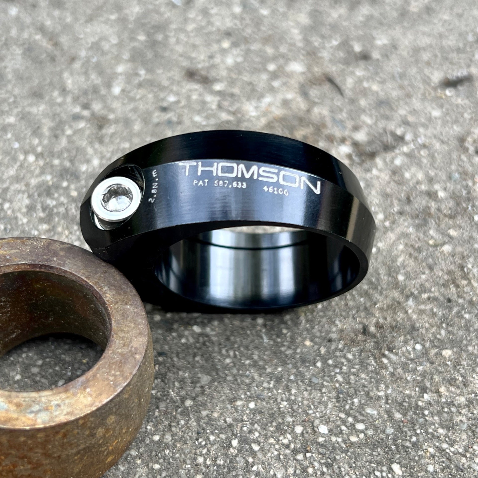 Thomson 34.9mm ID Seat Clamp SC-E104 Seatpost Black Anodized MTB Road Gravel CX 