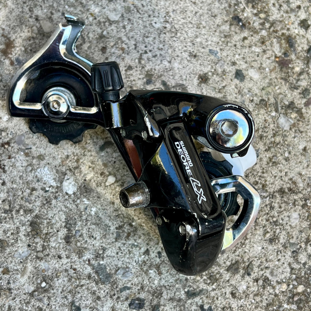 Used Shimano Deore LX RD-M560 Rear Derailleur 7 Speed Vintage Retro Mountain Bike-Bicycle Bin