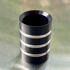 NOS 21.1mm 1.5in Height BMX Stem Stiffener Flex Fighter Black Vintage Retro-Bicycle Bin