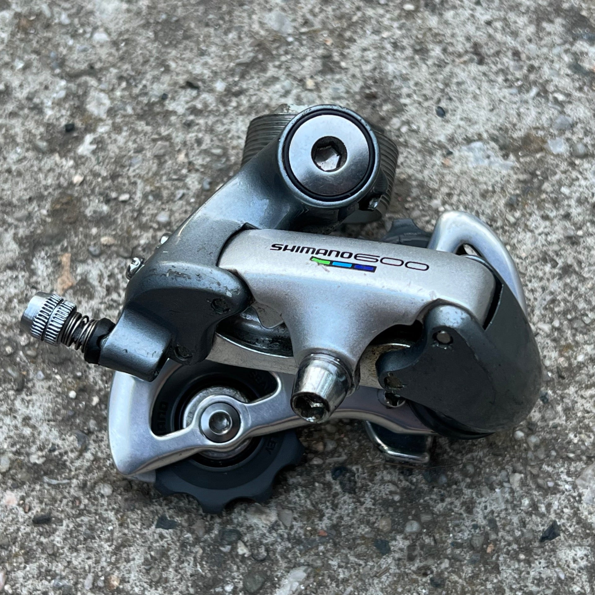 Shimano RD-6401 Short Cage Rear Derailleur 8 Speed Vintage Retro Road Bike Gray 