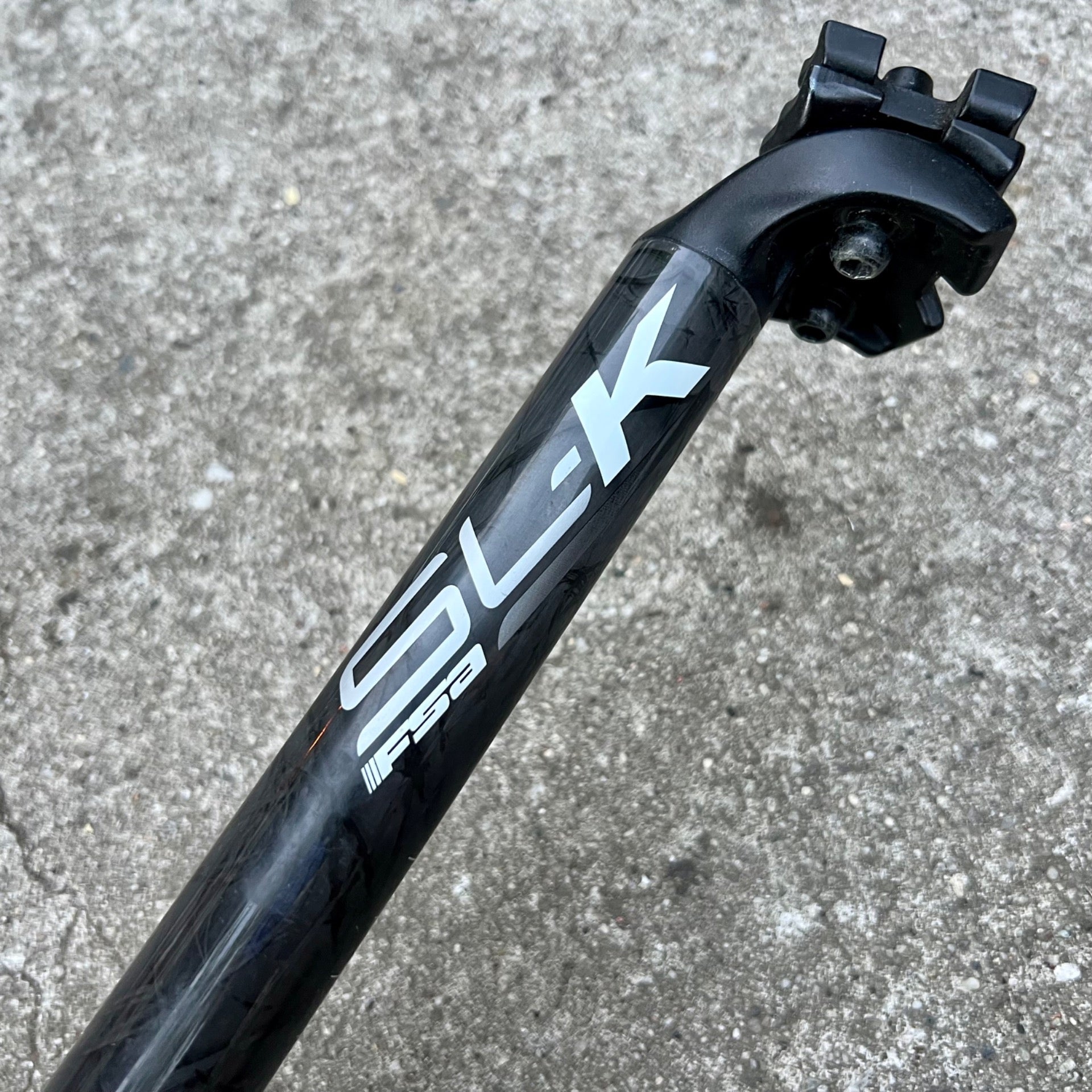 FSA SLK Carbon Seatpost 27.2x350mm Road Bike Gravel Black 222g