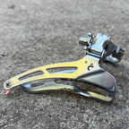 Used Suntour XC Reverse Pull 28.6mm Bottom Pull Triple Front Derailleur Vintage MTB-Bicycle Bin