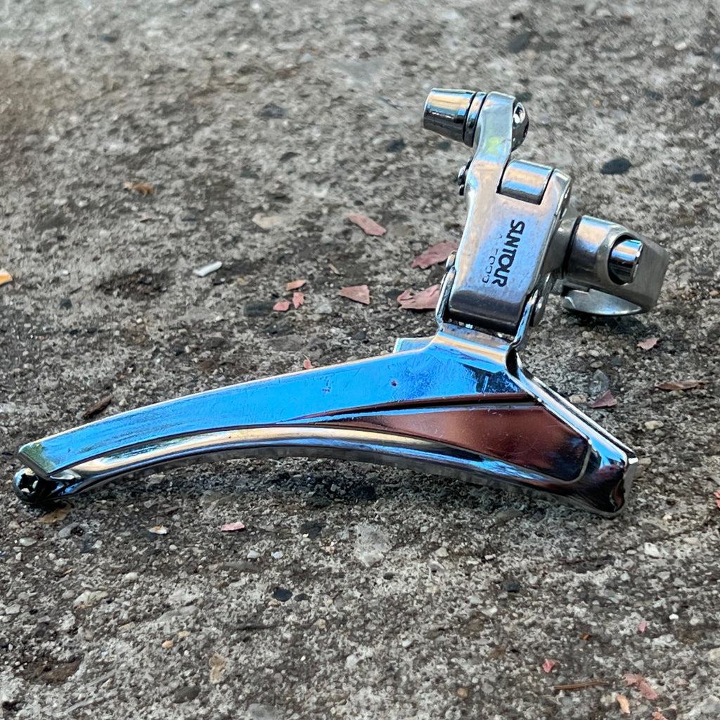 Suntour X-5000 28.6mm Front Derailleur Bottom Pull Alpha Double Vintage Road 