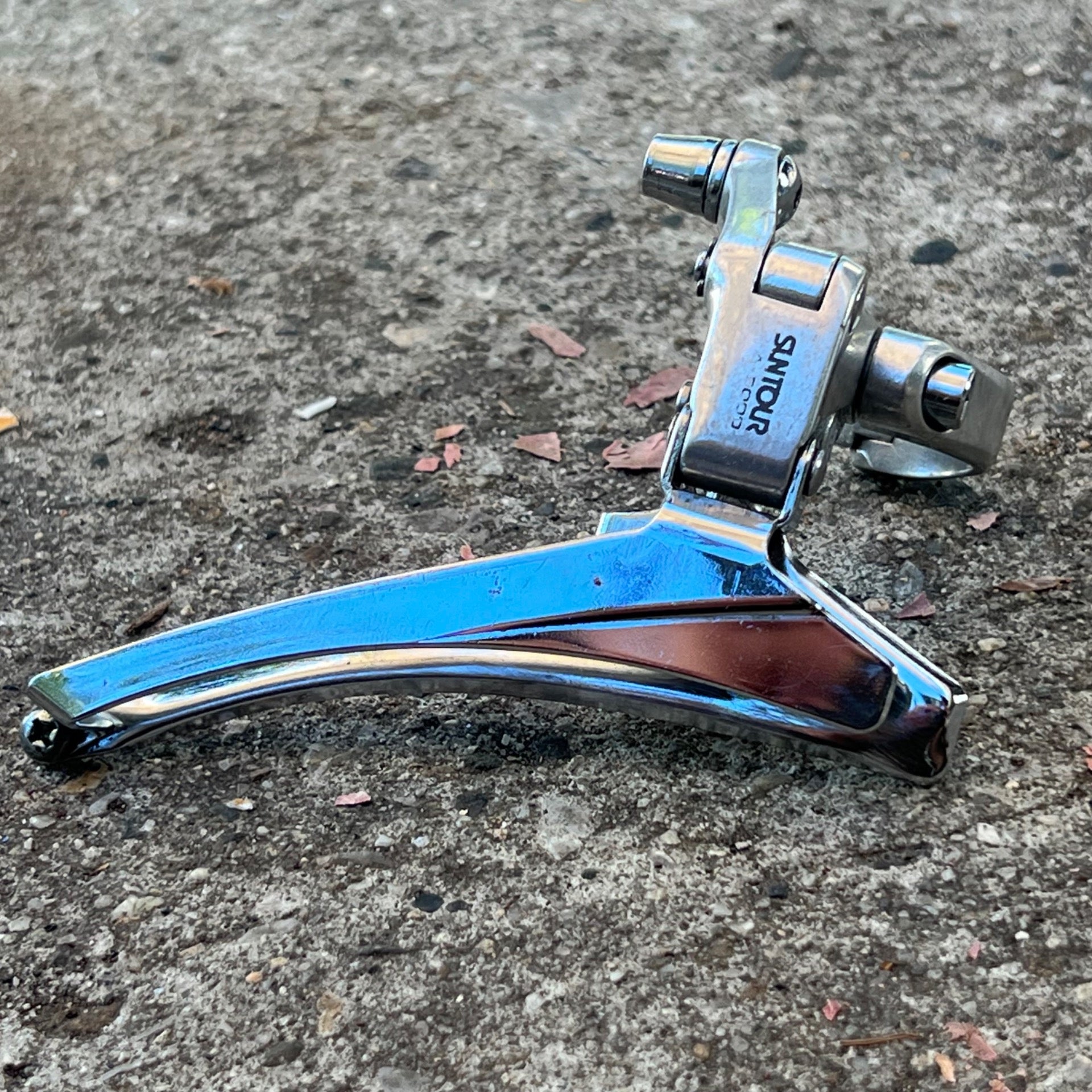 Suntour X-5000 28.6mm Front Derailleur Bottom Pull Alpha Double Vintage Road 