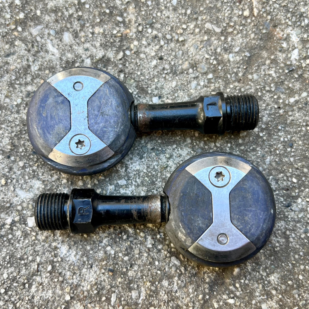 Speedplay X3 Pedals 9/16 Clipless Blue Black Vintage MTB Mountain Bike CX Gravel