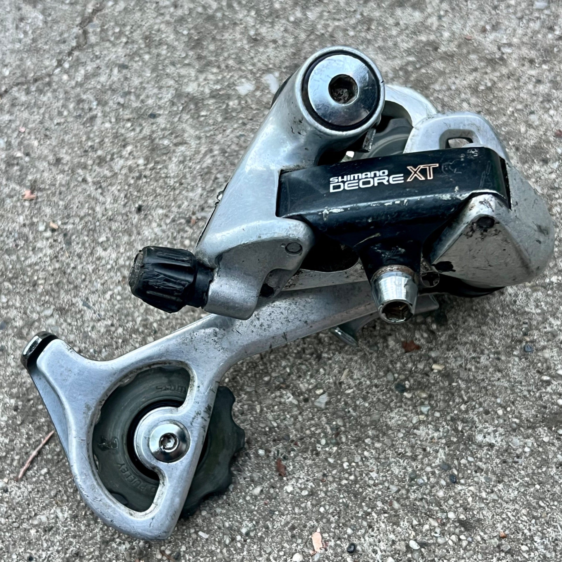 Shimano Deore XT M735 Rear Derailleur Long Cage 7 Speed Vintage MTB Retro 