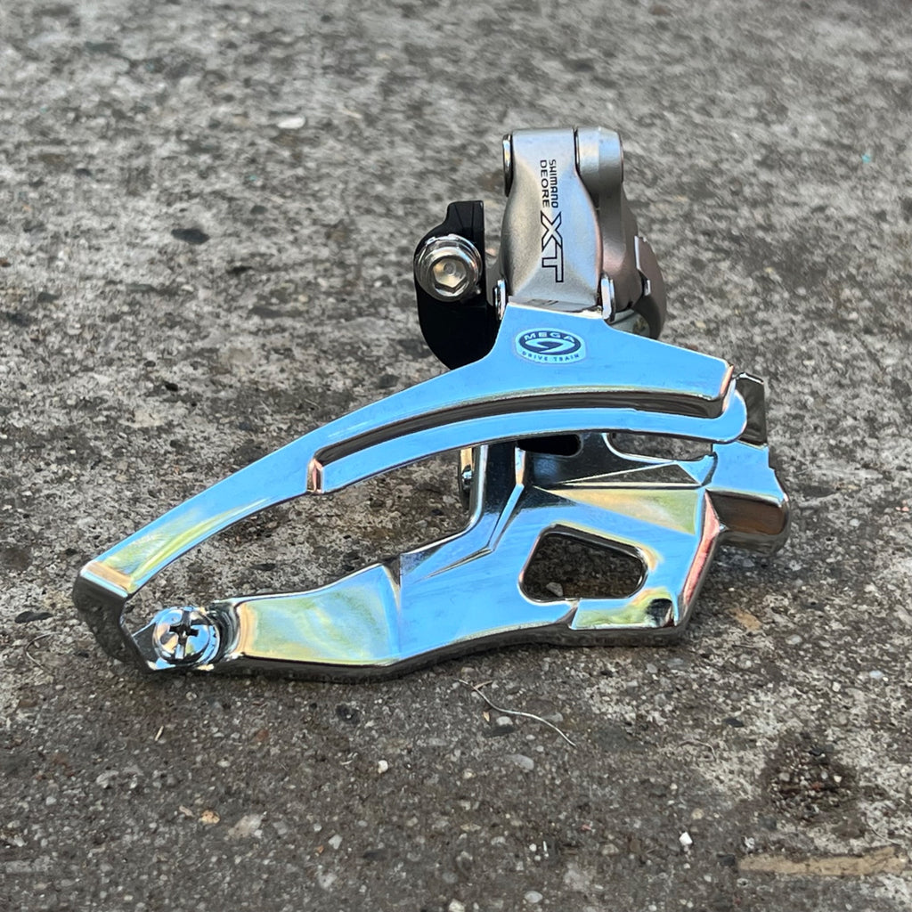 NOS Shimano Deore XT 28.6mm Top Pull FD-M751 Front Derailleur Vintage MTB 