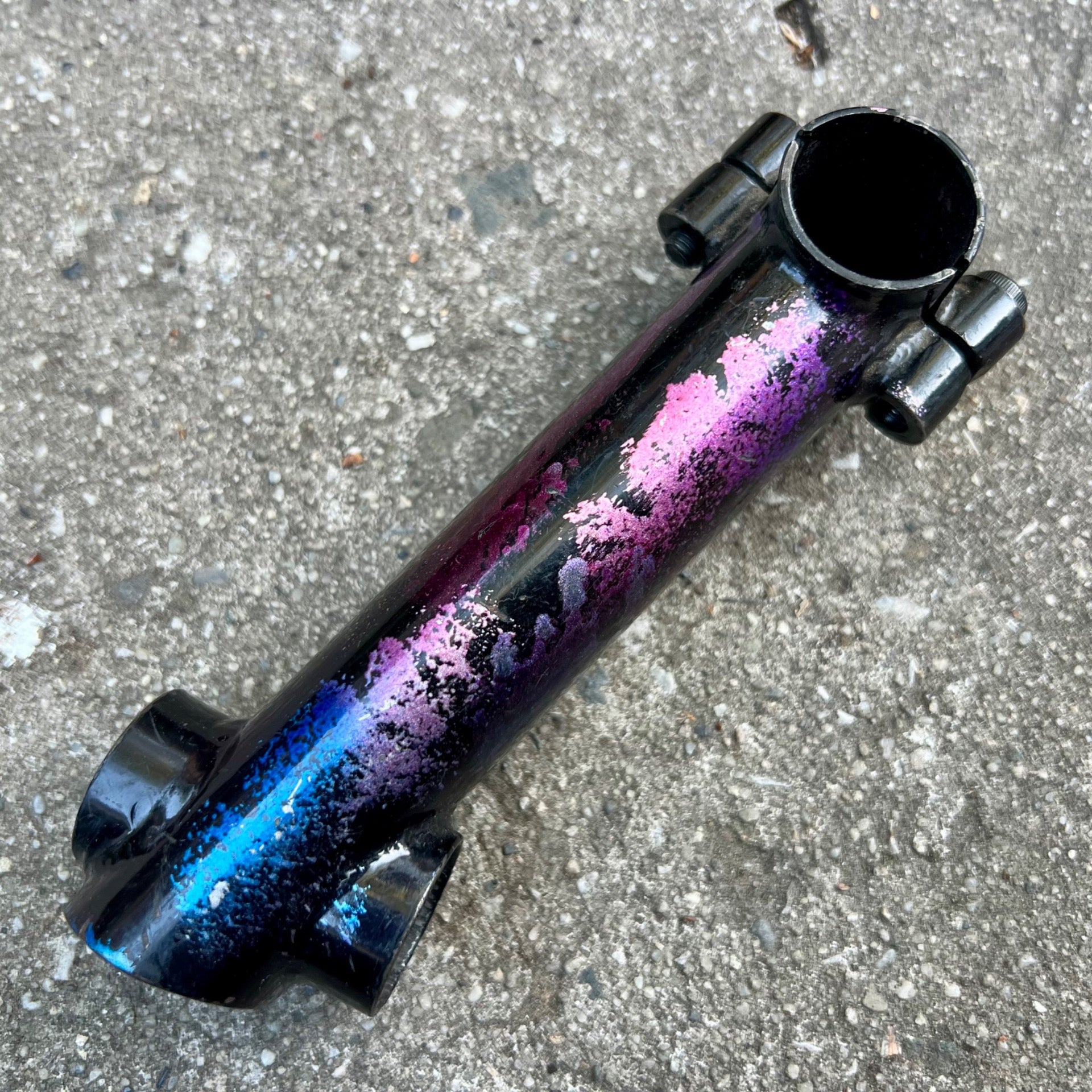 GT Flip Flop 120x25.4mm Stem Black Purple Blue Midnight Aurora Splatter 1991 