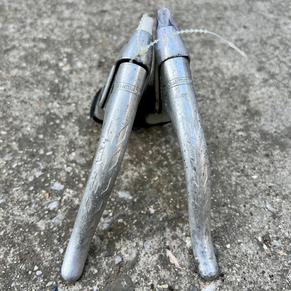 Shimano BL-Z304 Z Series Drop Bar Brake Levers Pair Vintage Retro Silver Road  