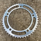 Used Campagnolo 151 BCD 49T 3/32” Chainring Vintage Road Track Silver Campy 5 Bolt-Bicycle Bin