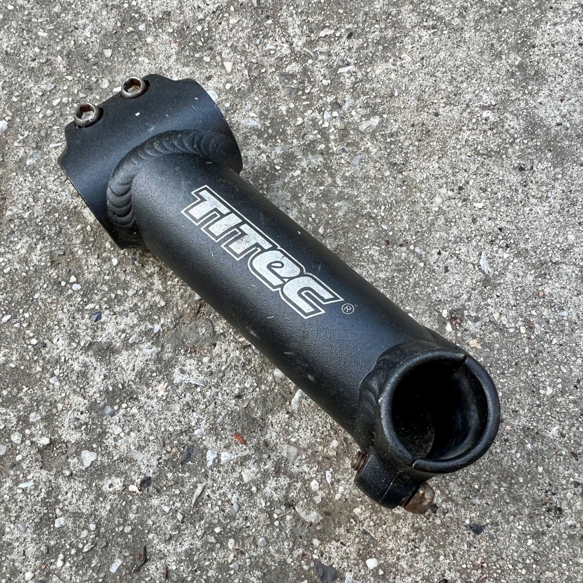 Titec 25.4x120mm 1 1/8” Threadless Stem Mountain Bike Black Vintage Retro MTB 