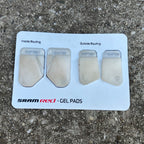 Used SRAM Red Gel Pads Drop Bar Road Bike Racing Wrap Comfort White Inside & Outside-Bicycle Bin
