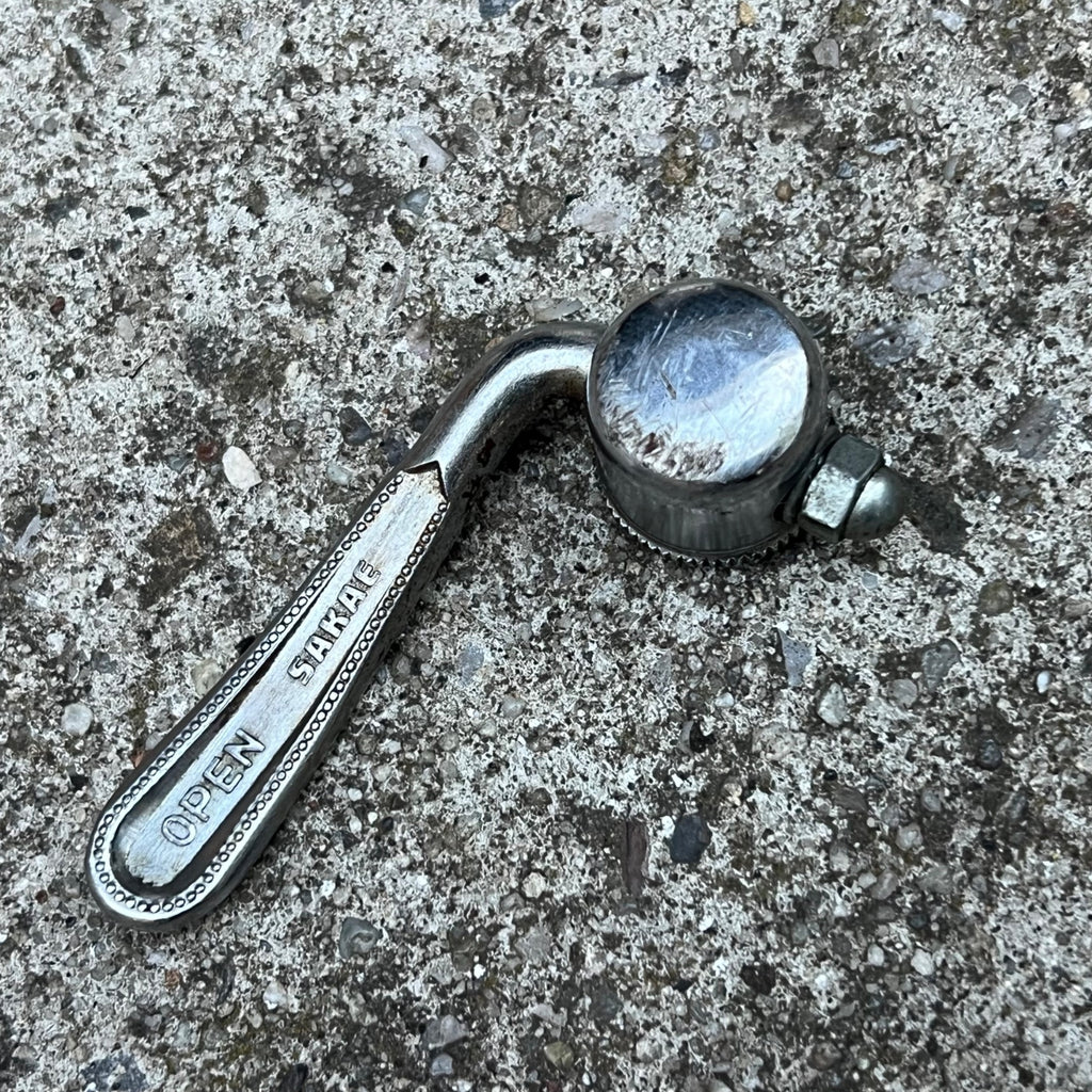 Vintage Sakae Quick Release Skewer & Head Road Touring Bike Steel Chrome Retro 