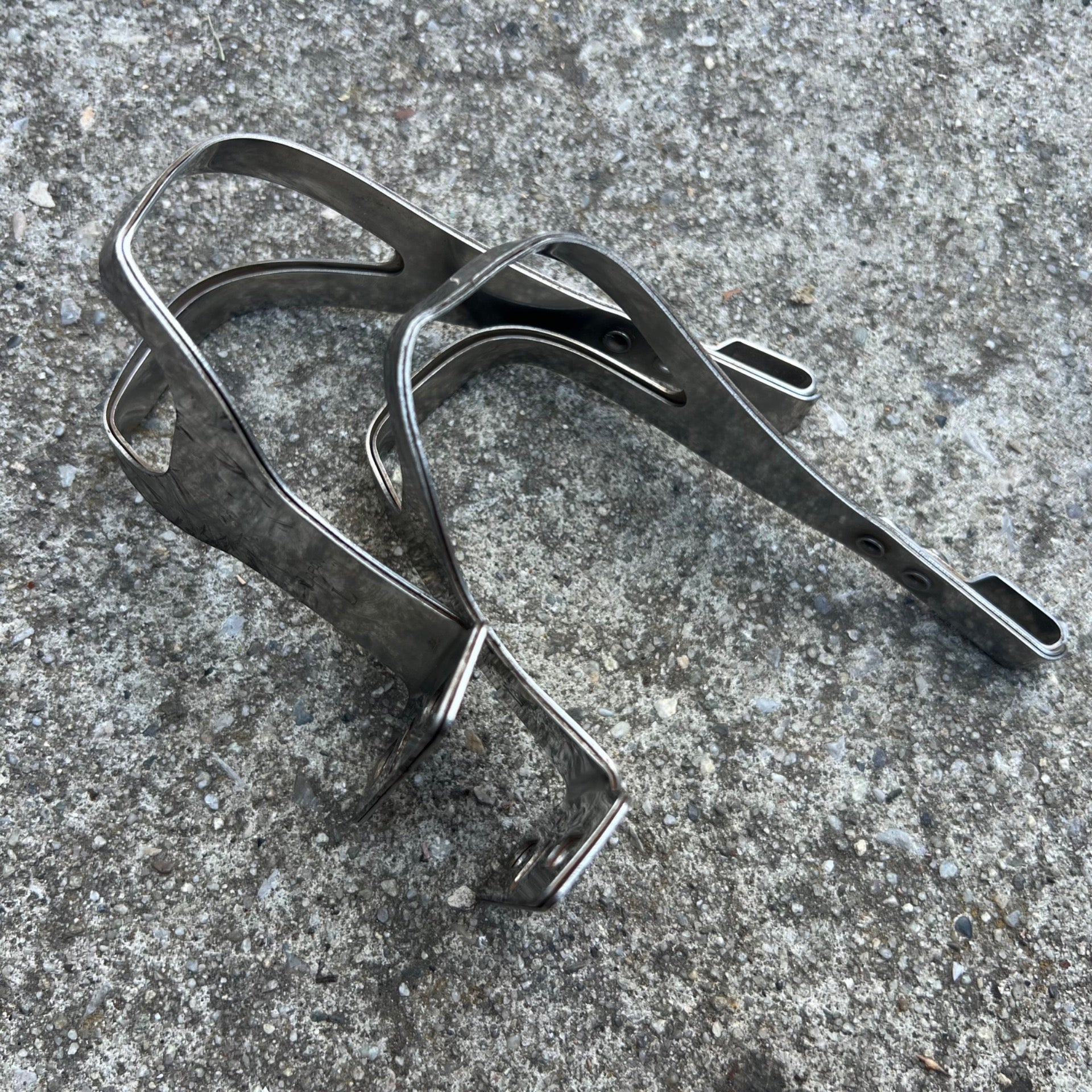Gary Fisher Toe Clips Size Large L Double Layer MTB ATM Heavy Duty Vintage Retro