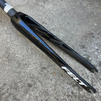 Used Felt Carbon Fork 700c 1 1/8” to 1 1/2” 8” Tapered Steerer Black Road Bike Fiber-Bicycle Bin