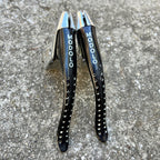 Used Modolo Brake Levers Pair Black Anodized Drillium Vintage Retro Road Bike Speedy-Bicycle Bin
