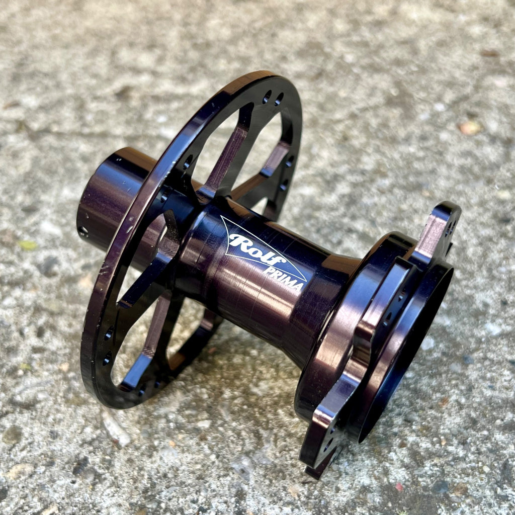 Rolf Prima 24H Rear Hub Shell Black Anodized Aluminum Road Bike Racing 130mm