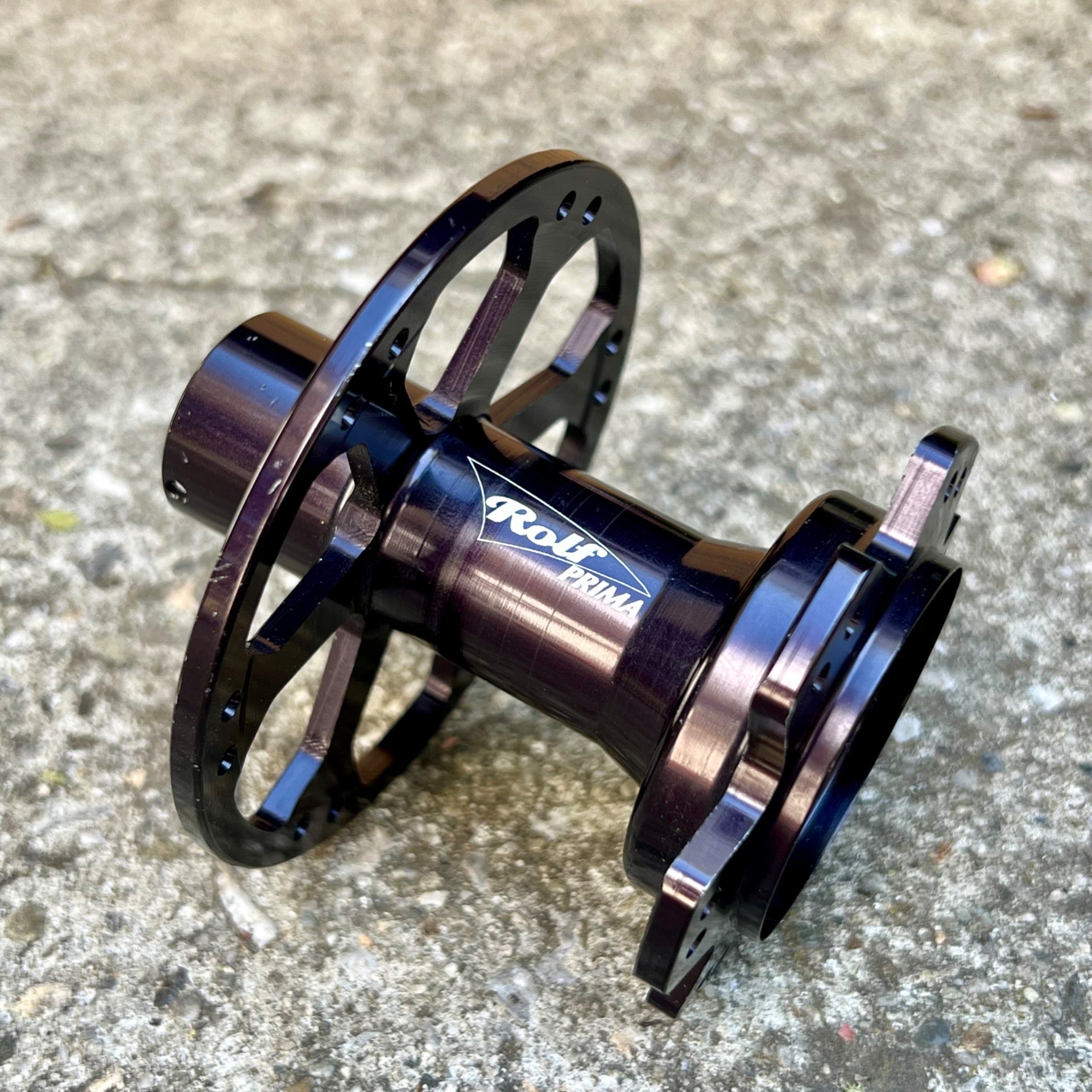 Rolf Prima 24H Rear Hub Shell Black Anodized Aluminum Road Bike Racing 130mm