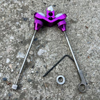 NOS Odyssey Straddle Rod Purple Anodized Cantilever Canti Brake Hanger Vintage-Bicycle Bin