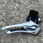 Used Shimano 105 FD-5801 Front Derailleur Bottom Pull Double Road 2x11 Speed Black-Bicycle Bin