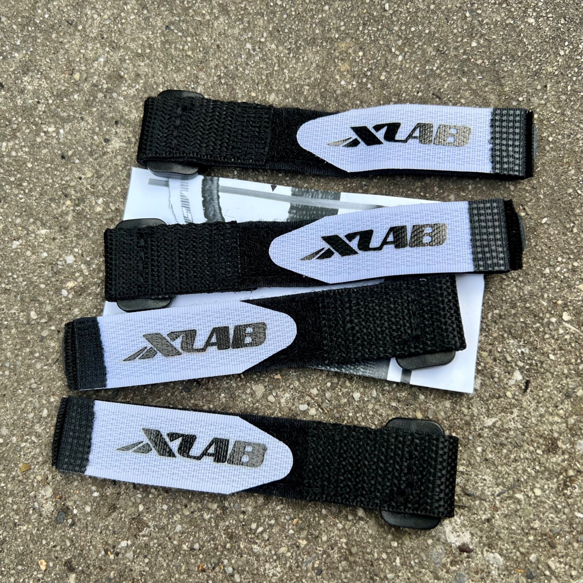 XLAB Water Bottle Cage Sonic Wing Straps Triathlon Road Bike Racing Black Retro