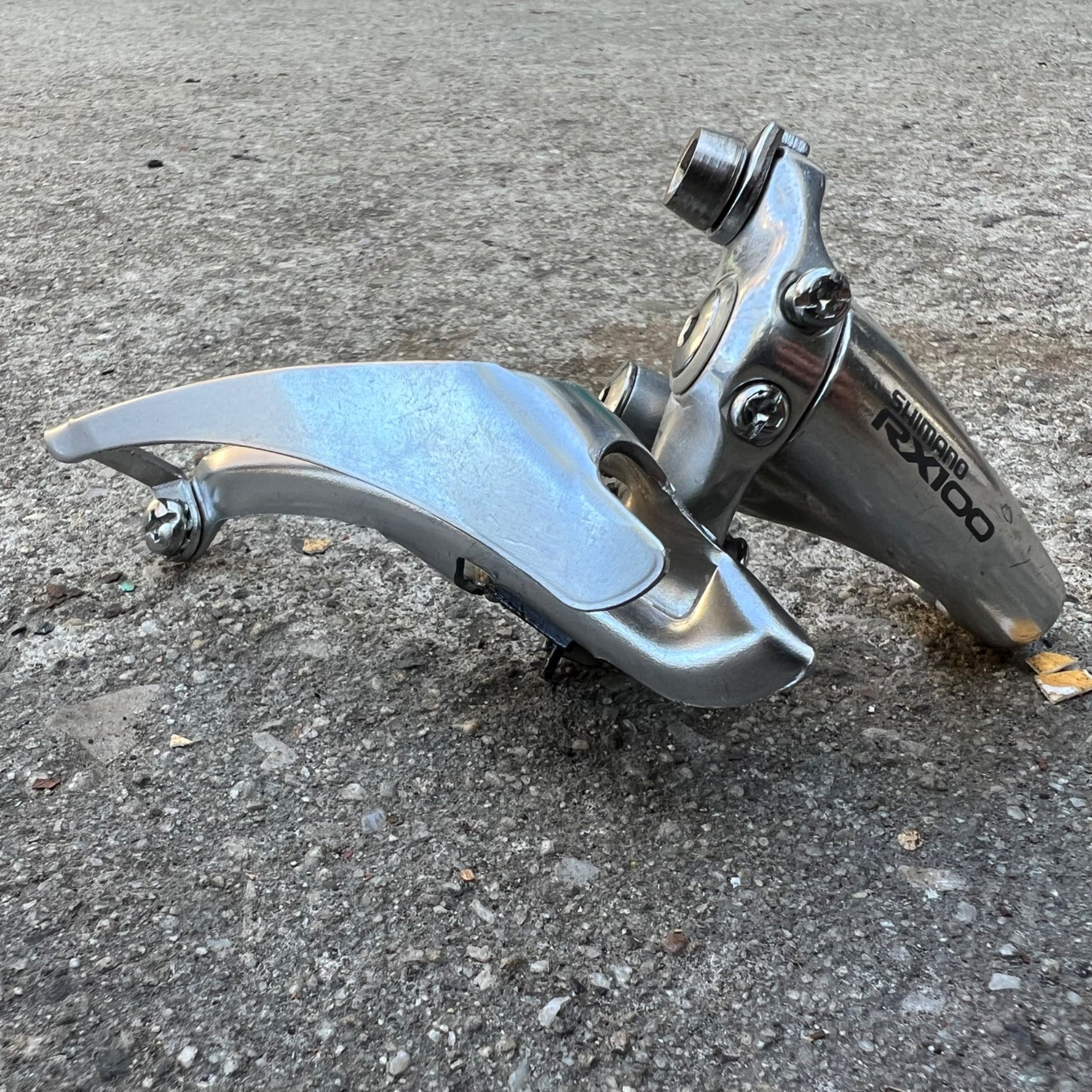 Shimano RX100 FD-A550 28.6mm Bottom Pull Front Derailleur Vintage Road Double 2x
