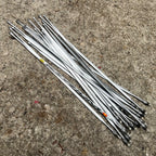 Used 20 Mavic Ksyrium SL Rear Wheel Spokes Silver Bladed Aero Road Twenty Hole-Bicycle Bin