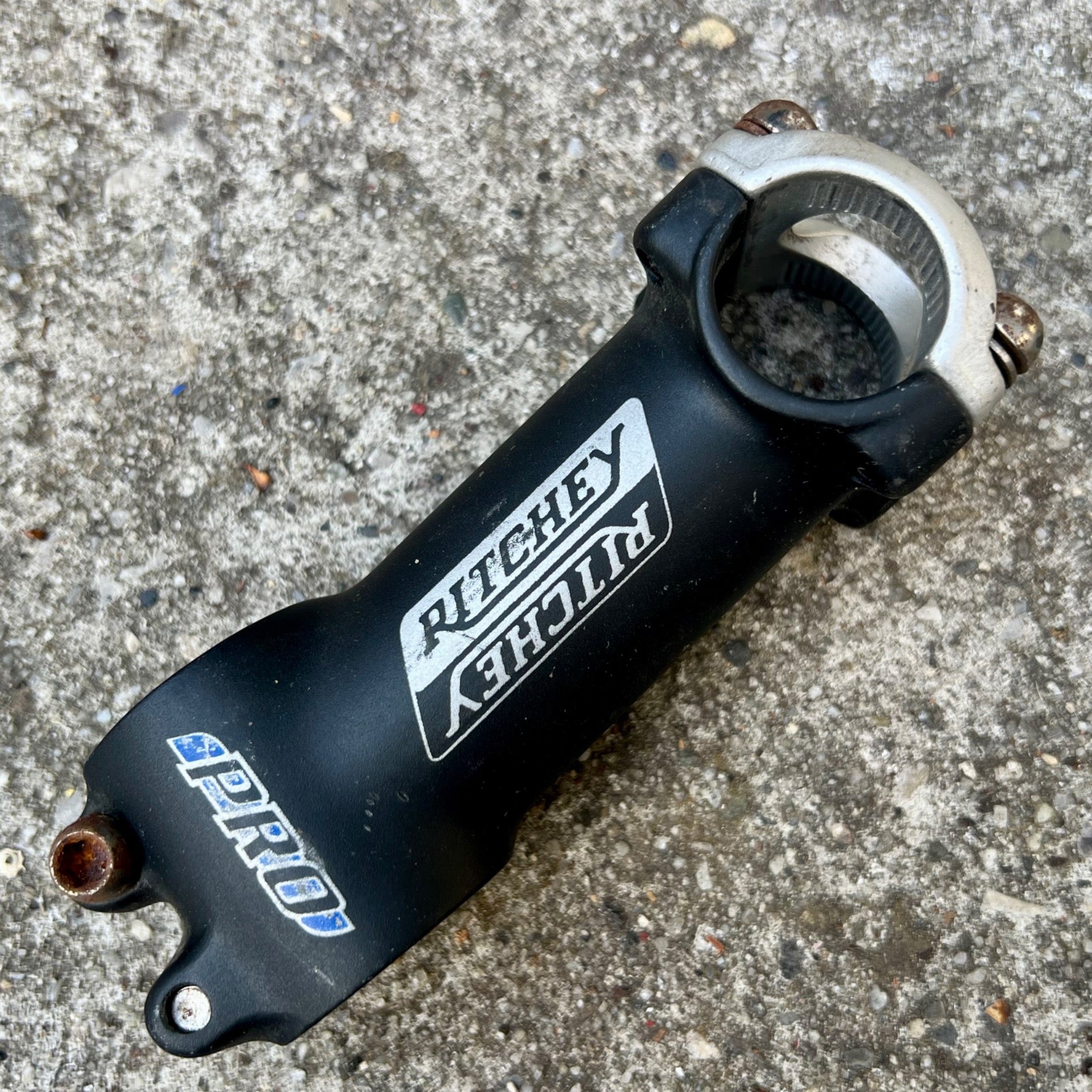 Ritchey Pro 25.4x90mm 1 1/8” Threadless Stem Vintage Retro MTB Road Gravel Black