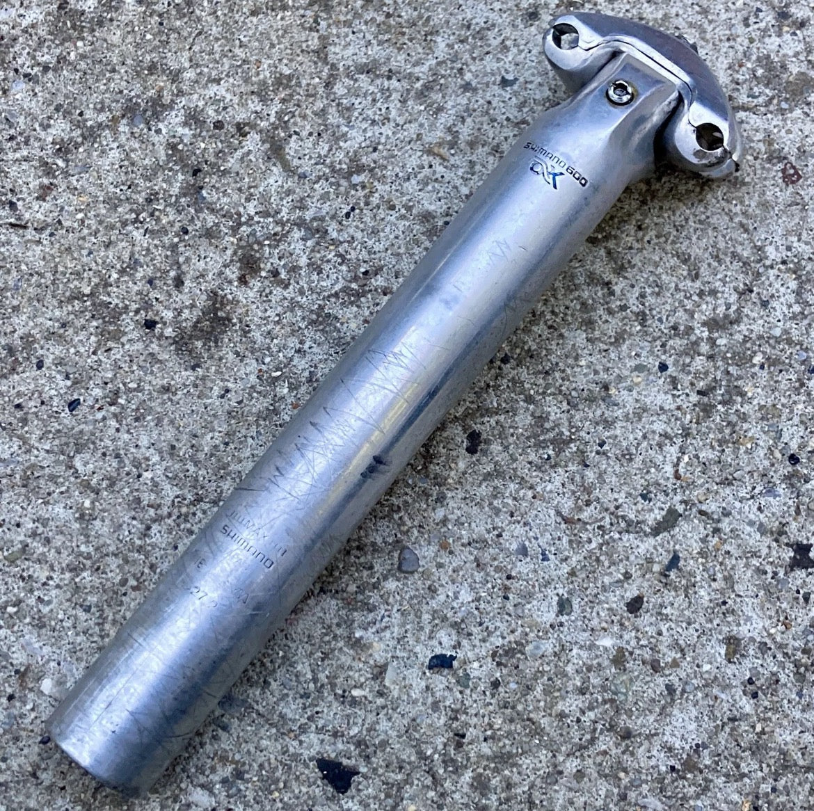 Shimano 600 AX SP-6300 27.2x200mm Type A Seatpost Pillar Vintage Road Track