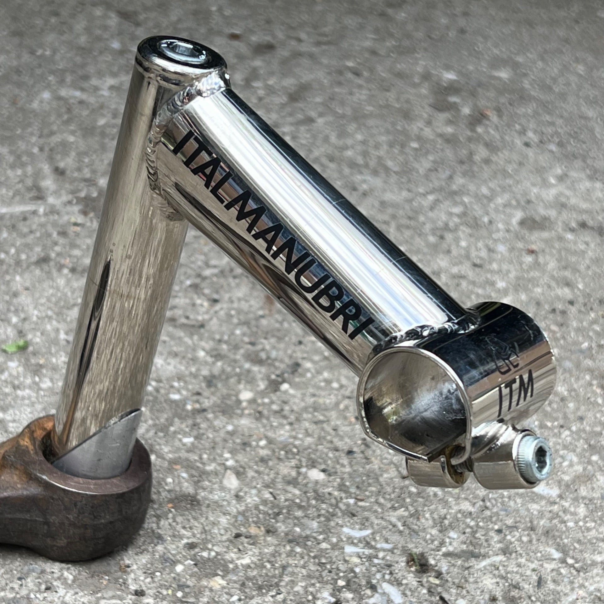 ITM Eclypse 100x26.0mm Steel Quill Stem 1” Chrome Vintage Retro Road Italmanubri