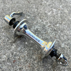 Used Shimano Dura Ace 7400 Front Hub 32H Hole 100mm Quick Release Vintage Road Bike-Bicycle Bin