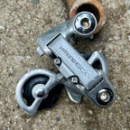 Used REBUILT Shimano 600 RD-6207 Rear Derailleur 6 Speed Vintage Road Bike Silver-Bicycle Bin