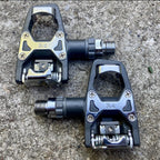 Used Wellgo Clipless SPD-R Road Gravel CX XC Pedals Gray Cycling Silver 9/16-Bicycle Bin