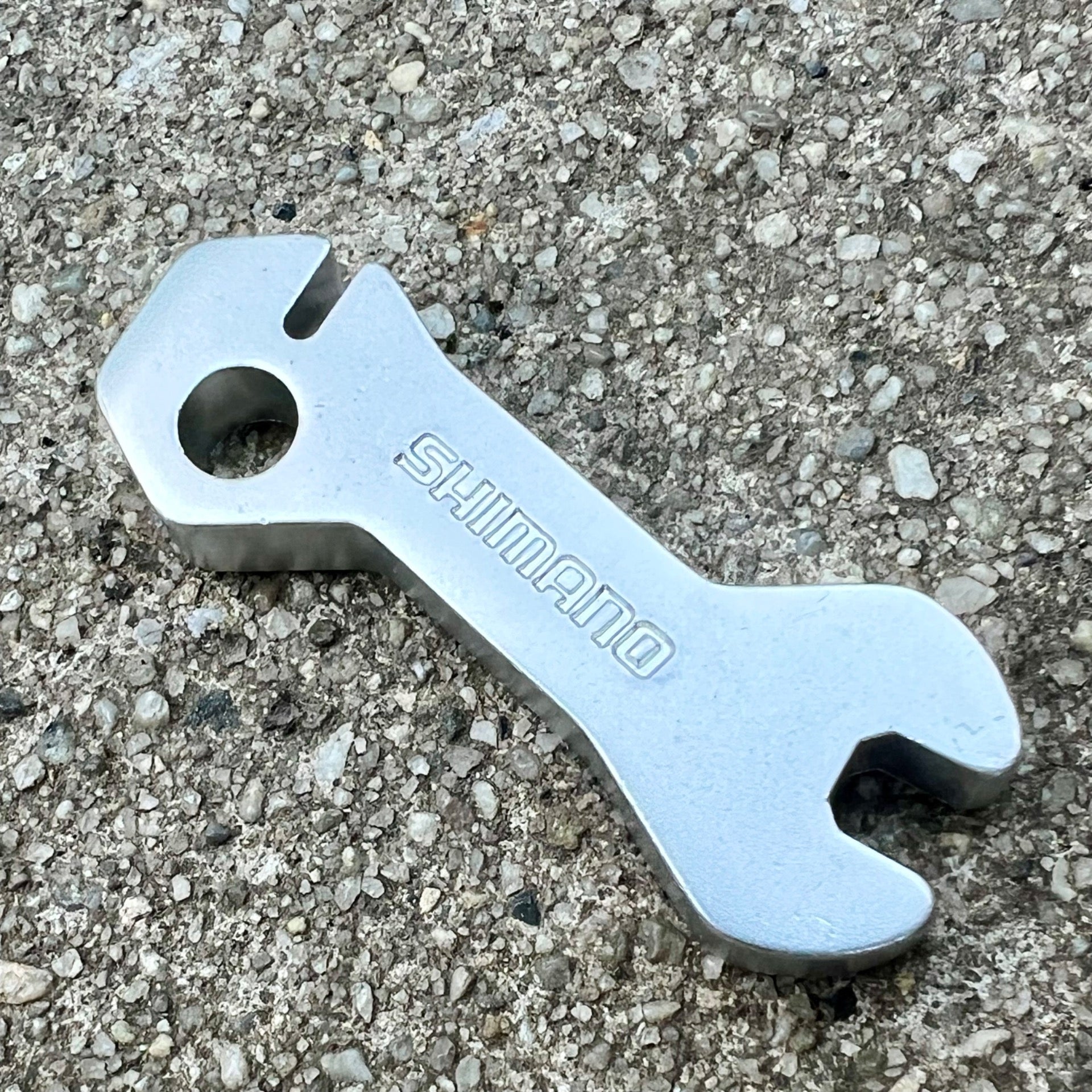 NEW Shimano Bladed Spoke Wrench 4.4mm For Shimano Wheels Silver Aluminum Tool 