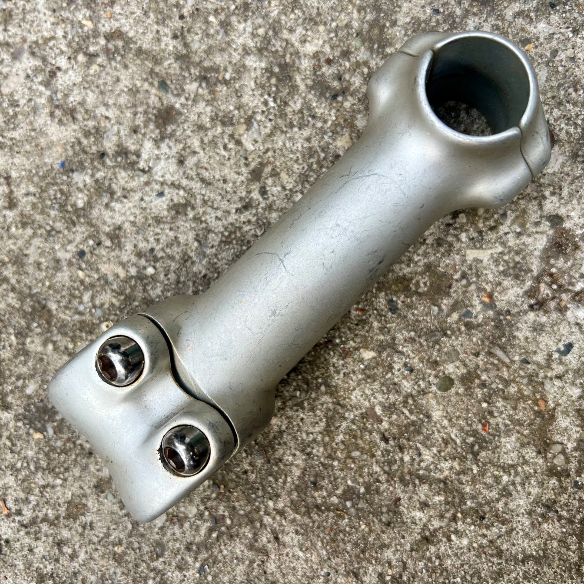 Bontrager 25.4x120mm 1 1/8” Threadless Stem Vintage Retro MTB Gray Mountain Bike