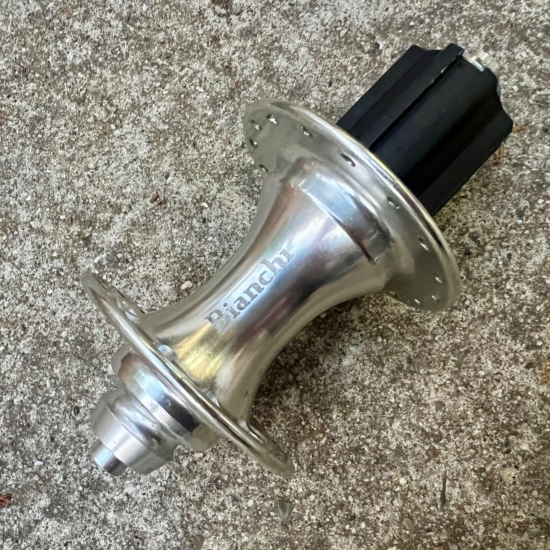 Bianchi ENE 130mm 9-12 Speed Campagnolo Ultra Drive Rear Hub Silver High Flange