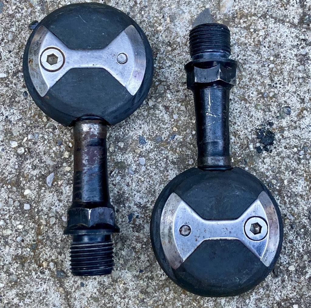 Speedplay X3 Clipless Pedals Silver Gray Road MTB Gravel CX Vintage Retro 9/16”