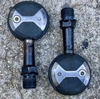 Used Speedplay X3 Clipless Pedals Silver Gray Road MTB Gravel CX Vintage Retro 9/16”-Bicycle Bin