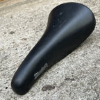 Used Mundialita Italia Vintage Road Bike Saddle Racing Black Italy Retro-Bicycle Bin