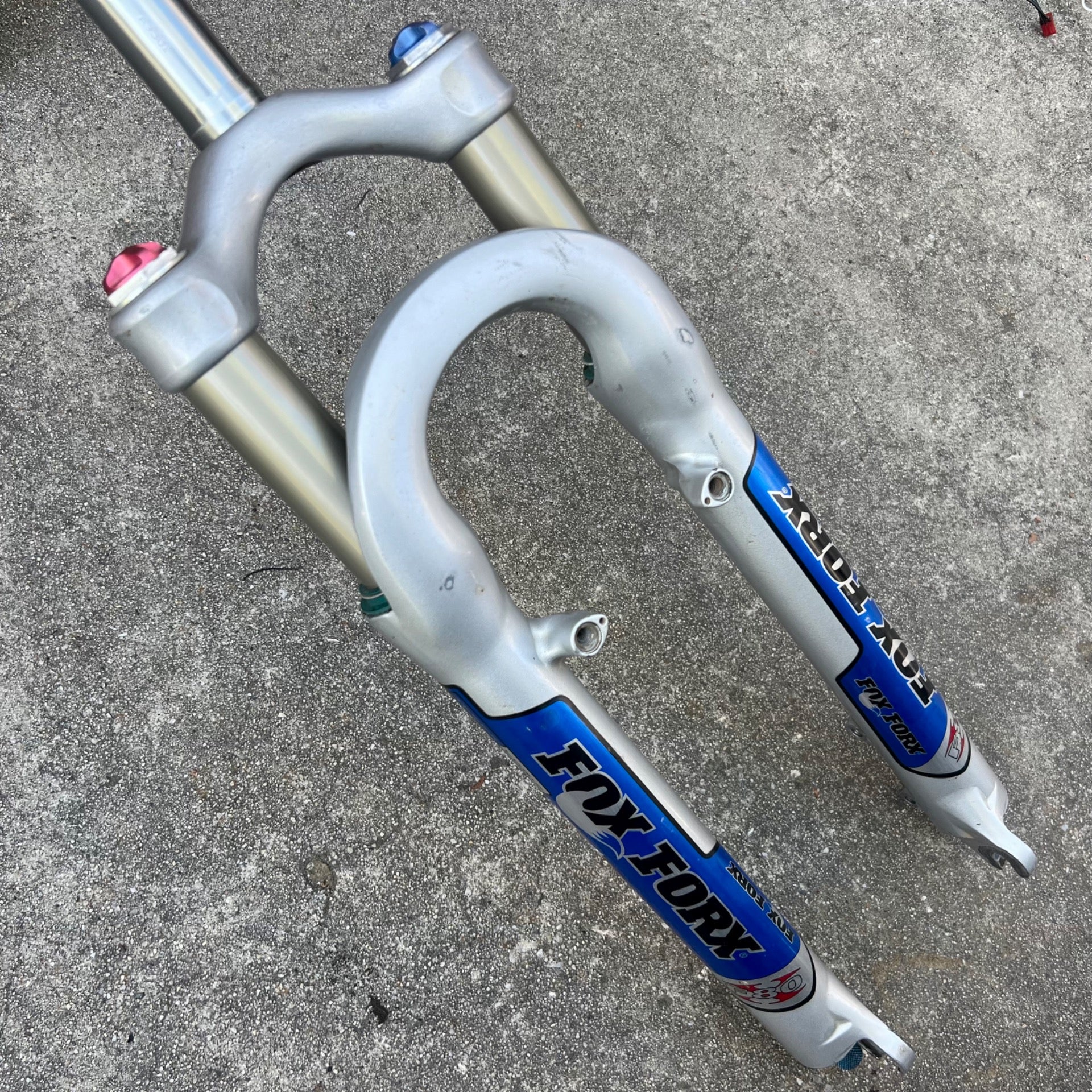 SERVICED FOX F80X 8” 1 1/8” Threadless Fork Terra Logic Disc V Brake Fork MTB  