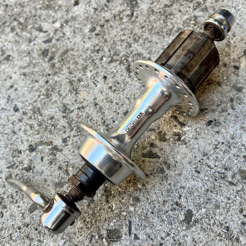 Shimano Deore DX 36H Hole M560 Rear Hub 130mm Vintage MTB Touring Bike Silver