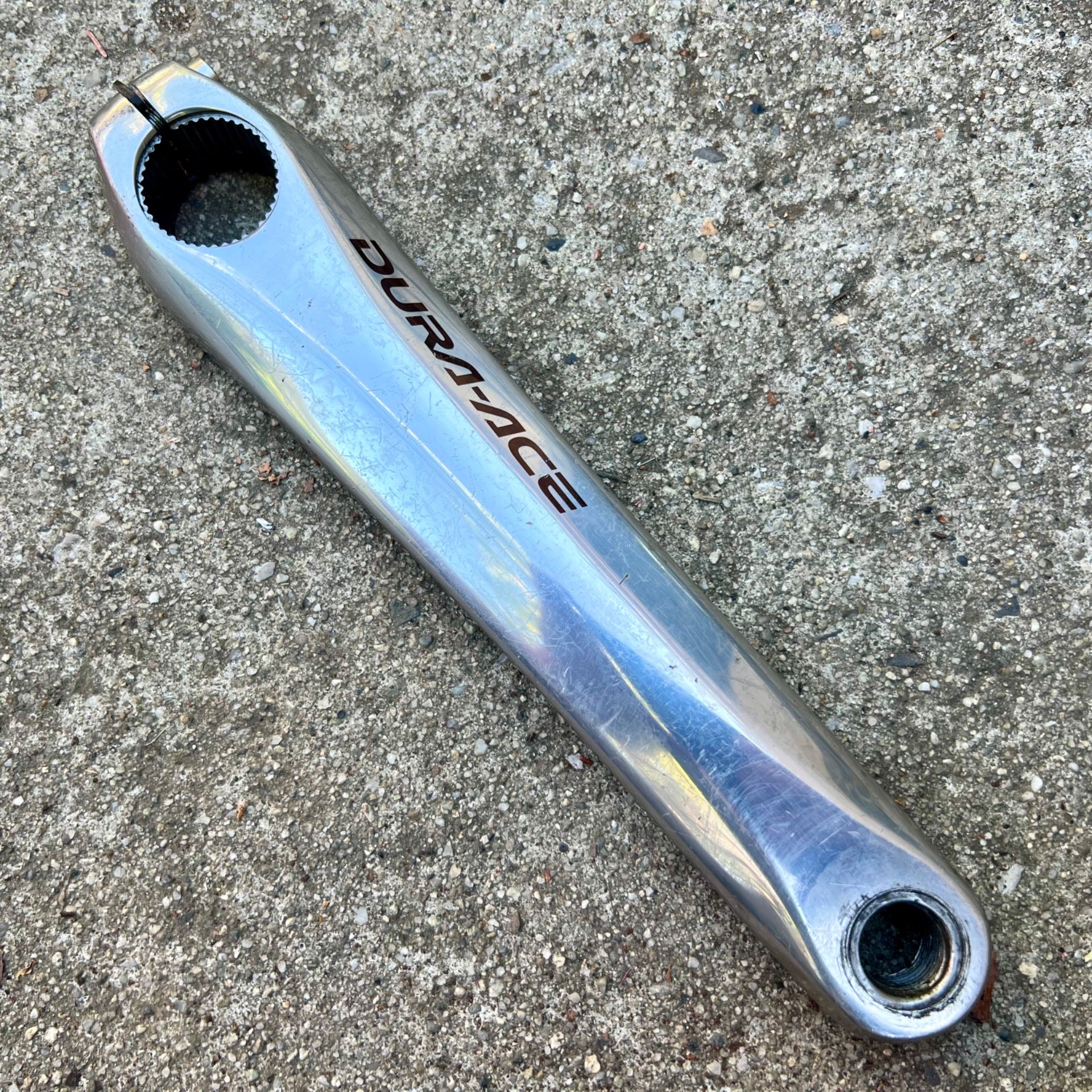 Shimano Dura Ace FC-7800 172.5mm Non Drive Side Left Crank Arm Road Bike Silver 