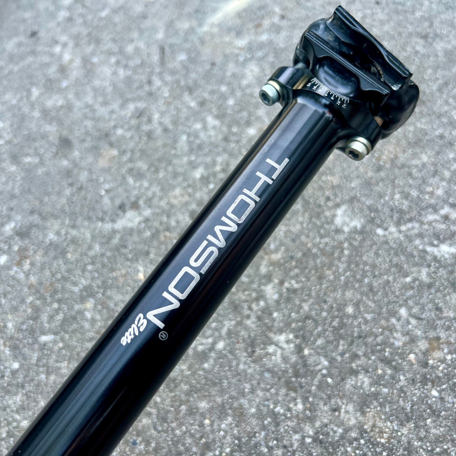 Thomson 27.2x410mm Seatpost Vintage MTB Gravel Black Mountain Road Touring Bike