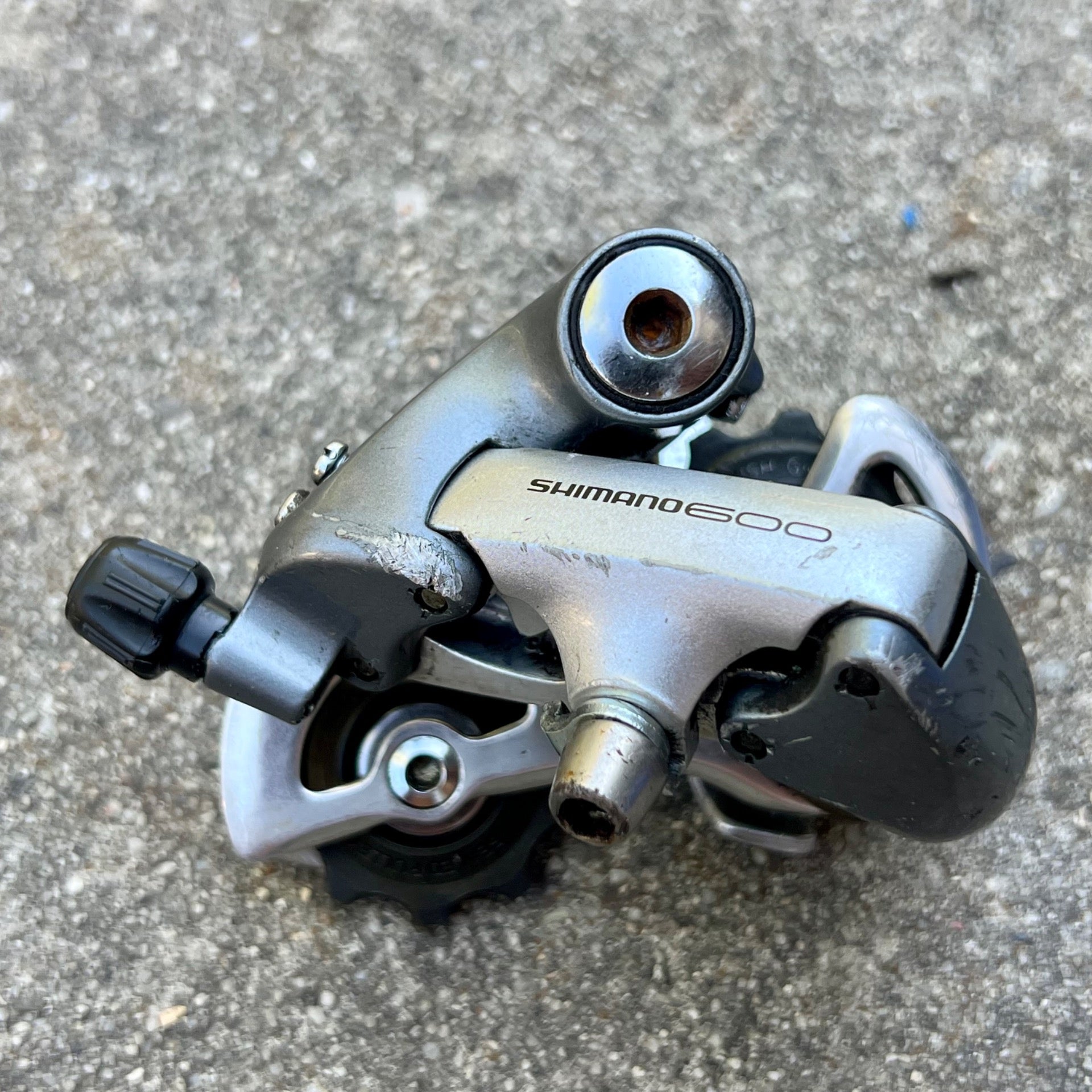 Shimano 600 RD-6401 8 Speed Rear Derailleur Tricolor Short Cage Vintage Road 