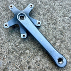 Used Sugino 170mm Drive Side Crank Arm With Bolts Right Dark Gray Vintage MTB Right-Bicycle Bin